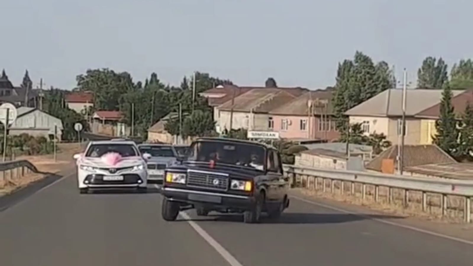 Masallıda toy karvanında avtoxuliqanlıq edən sürücü saxlanıldı - VİDEO