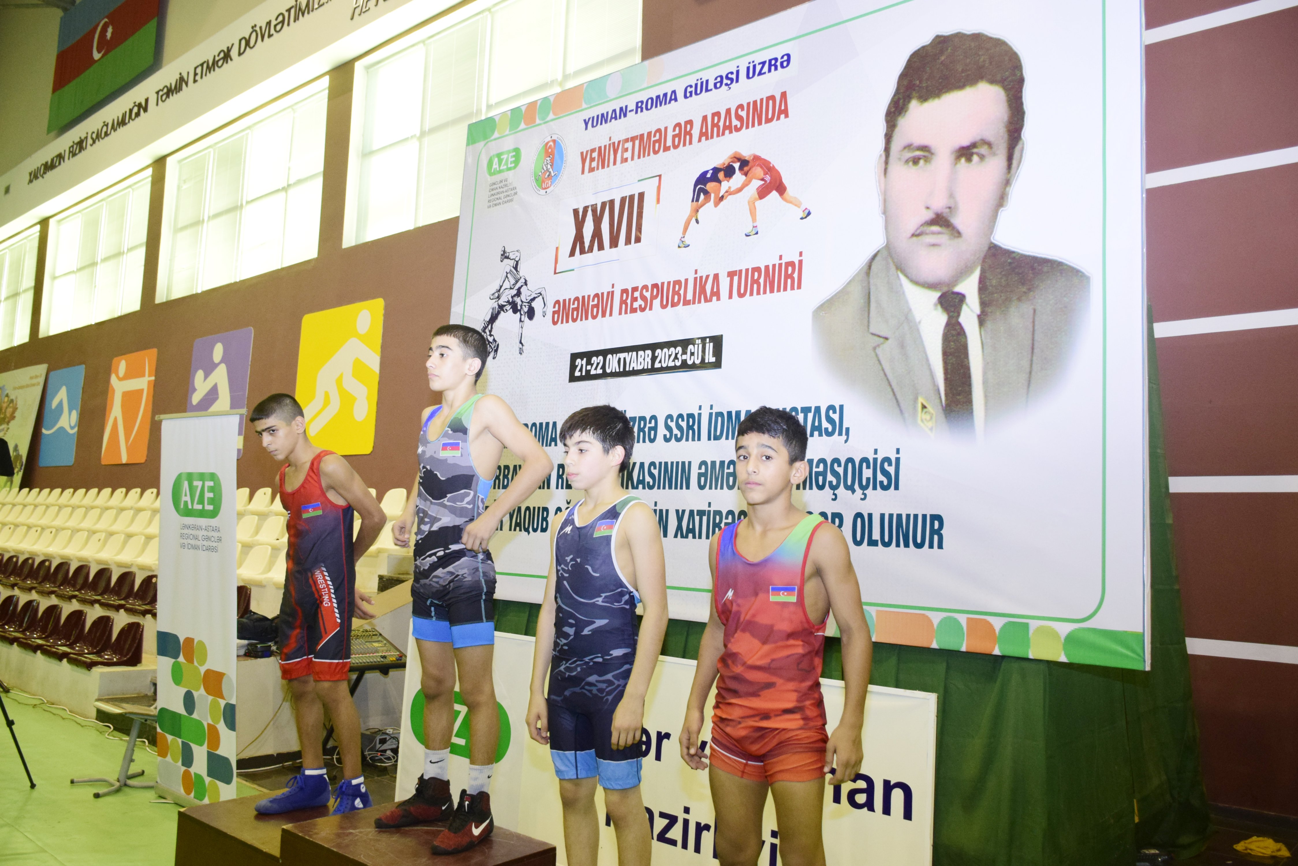 Masallıda Nadir Ağayev turnirinin açılışı olub - FOTOLAR