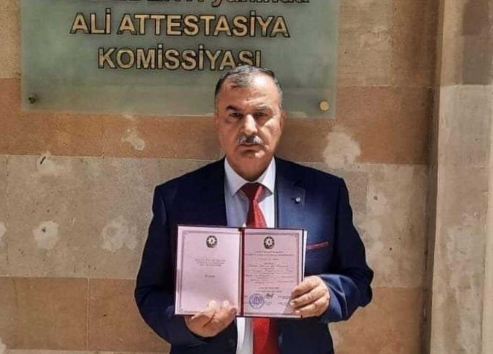 Şəhid atası Astara Pedaqoji Kollecinin direktoru təyin edildi