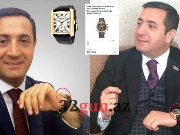 Deputat Mahir Abbaszadənin ev və maşın qiymətinə olan saatları - FOTOLAR