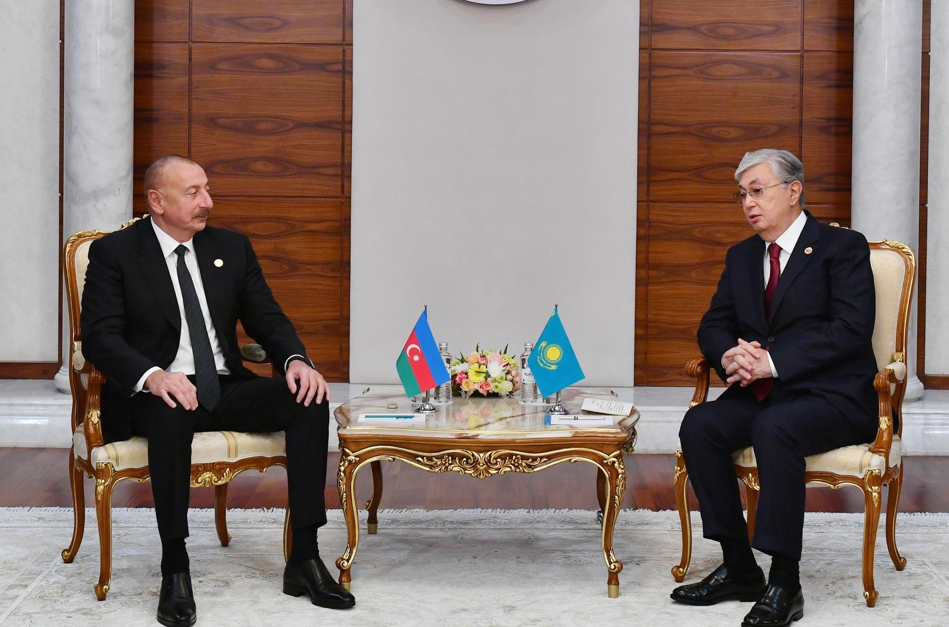Astanada Azərbaycan və Qazaxıstan prezidentləri arasında görüş oldu
